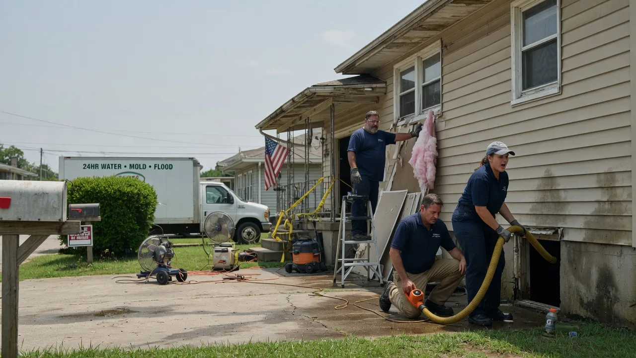 Water Damage Repair in Transylvania, LA near me